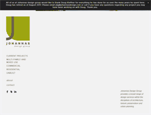 Tablet Screenshot of johannasdesign.com